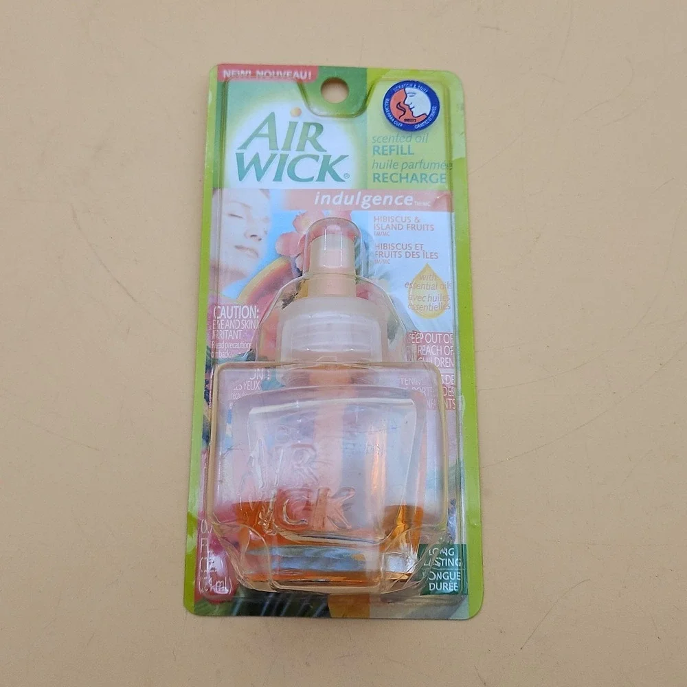 Vintage Air Wick Scented Oil Refill NOS 2006 Indulgence Hibiscus & Island Fruits